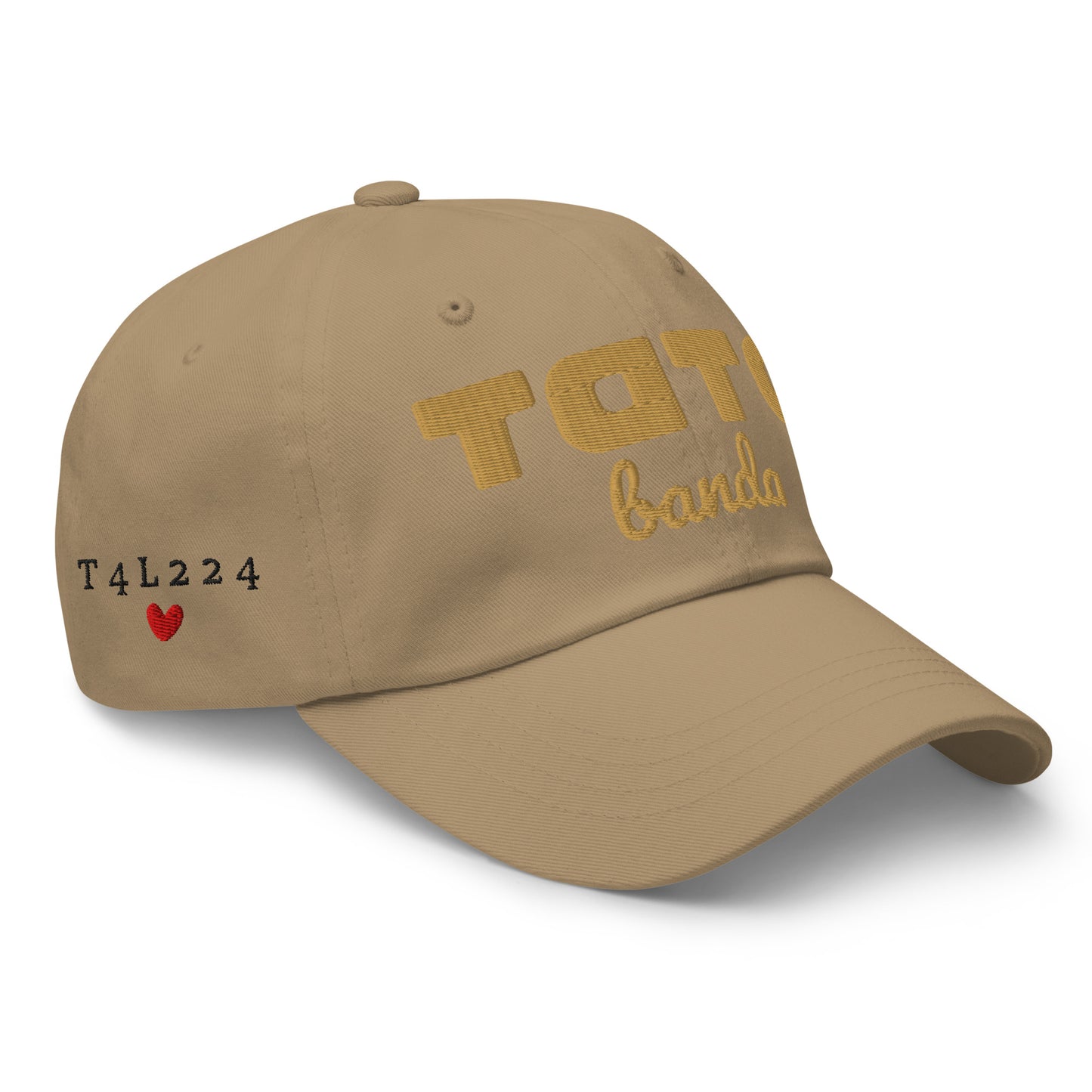 Heart brown Dad hat - Tato Banda