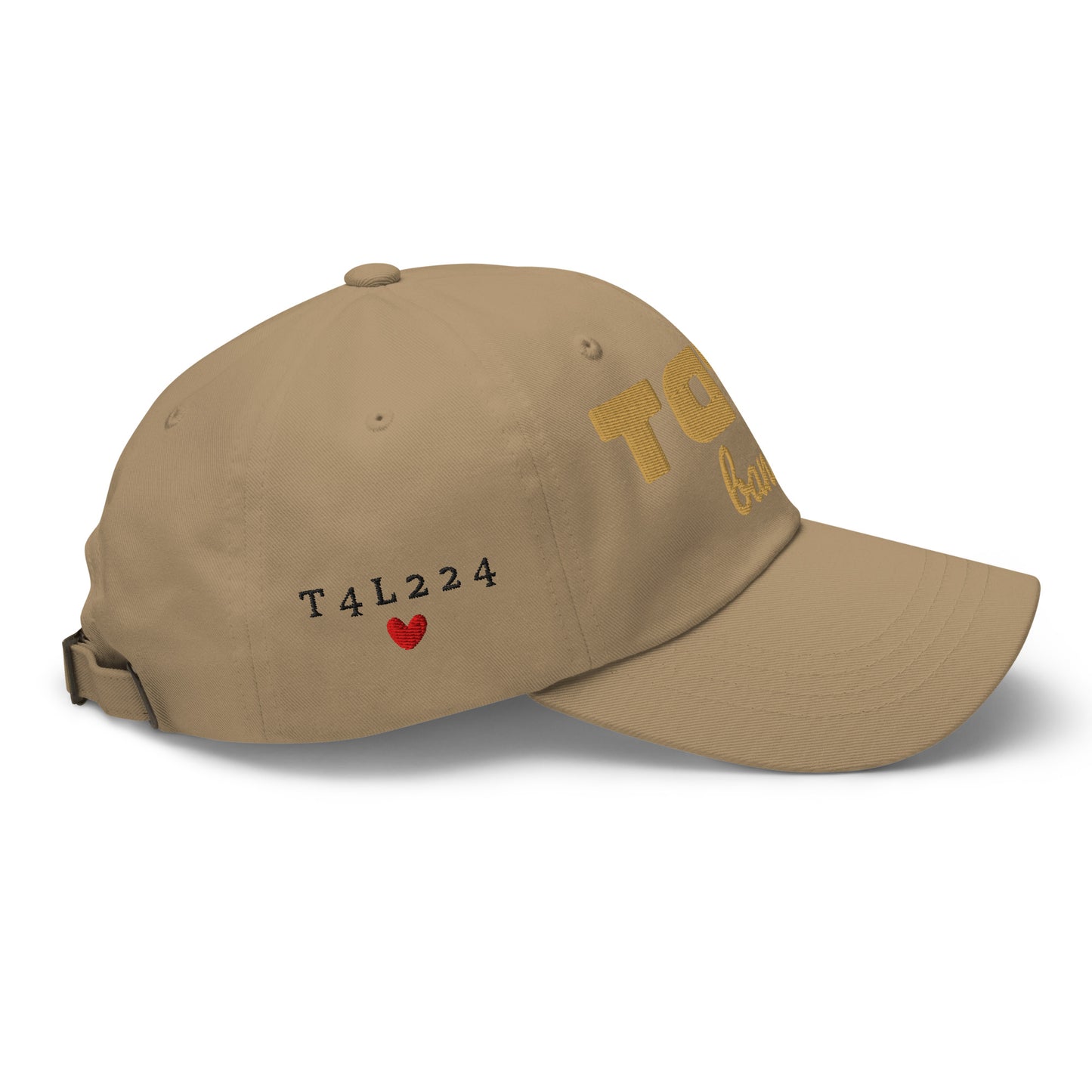 Heart brown Dad hat - Tato Banda